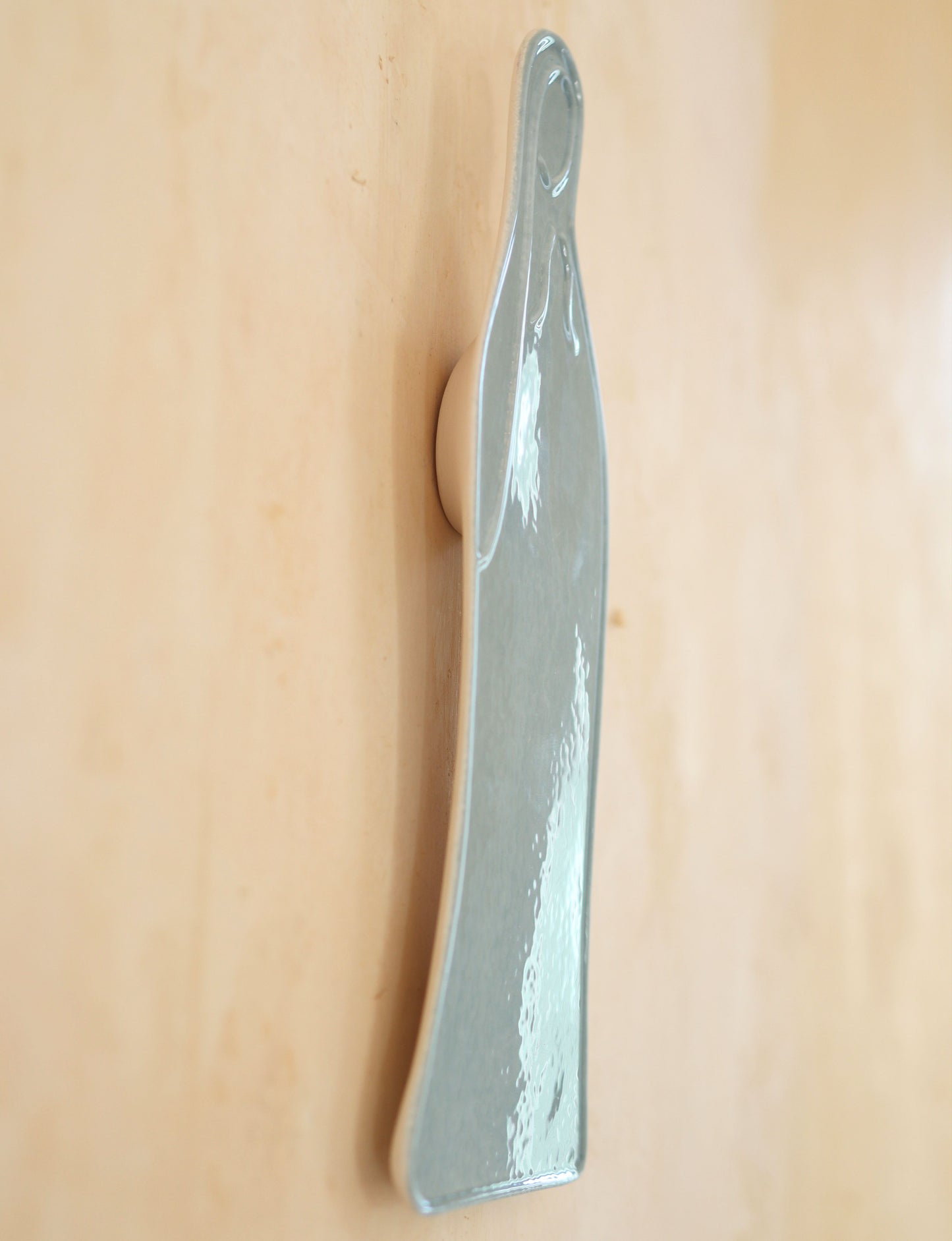 Vierge Céramique Murale – Bleu Ardoise