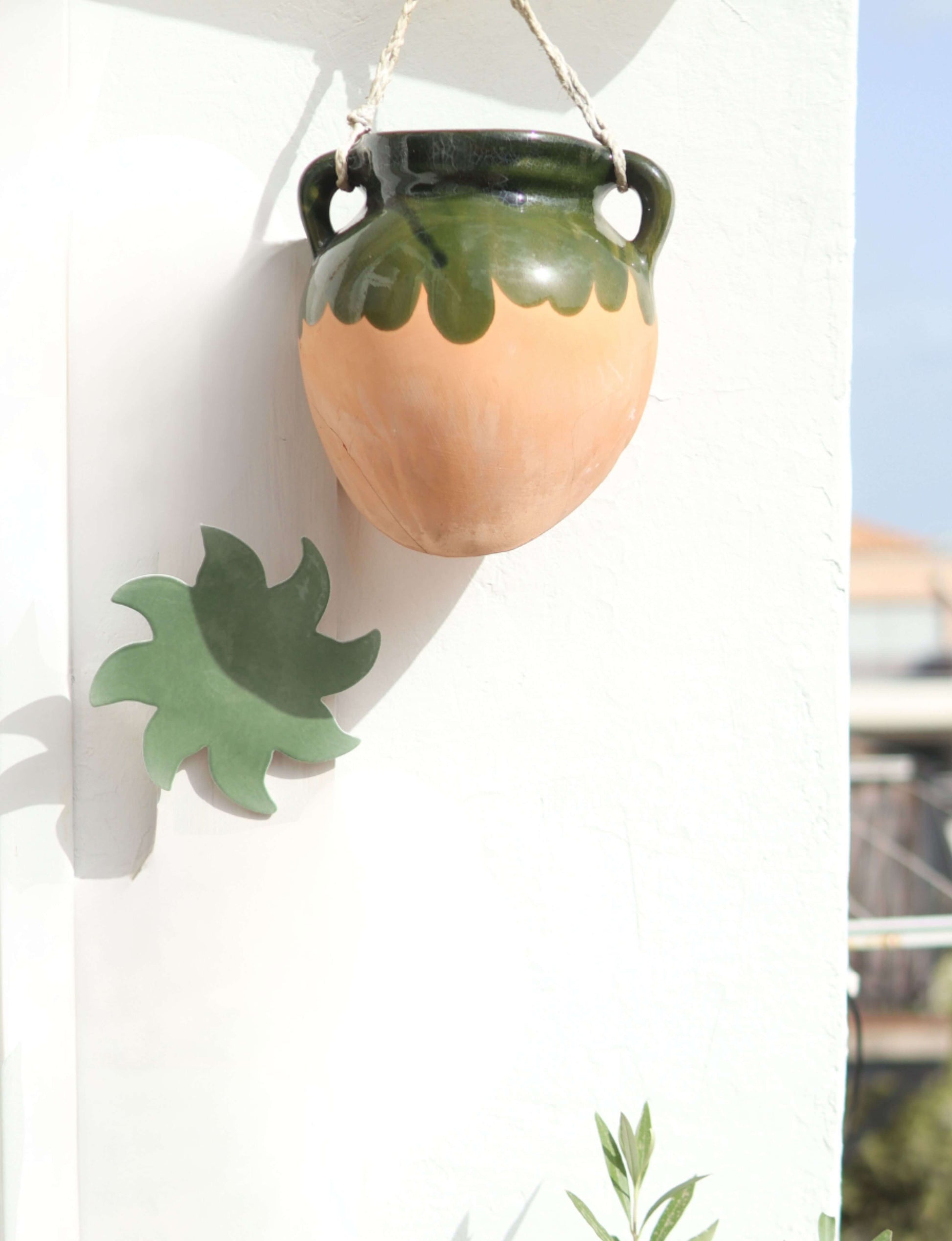 déco soleil céramique jardin mur extérieur