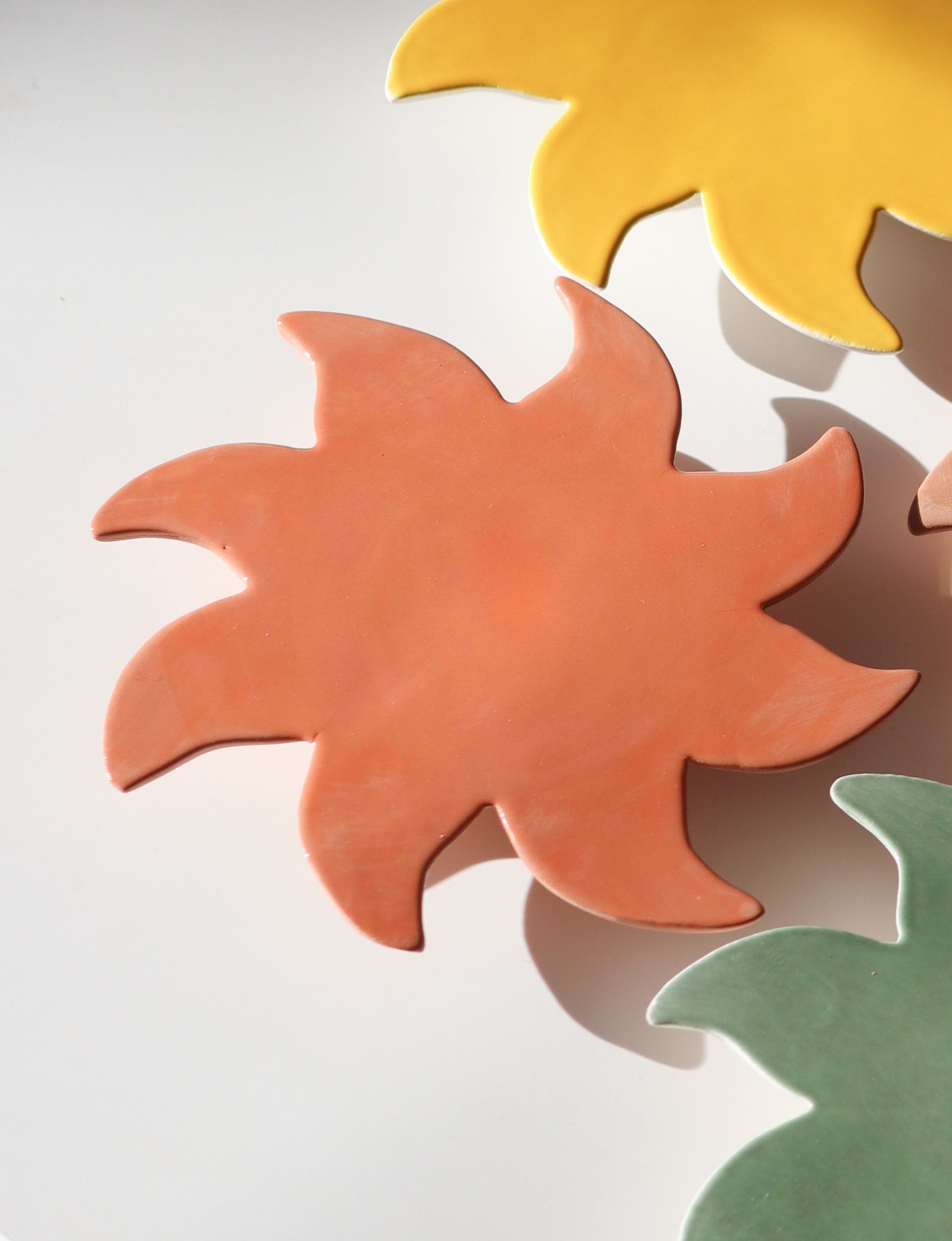 objet mural ceramique soleil