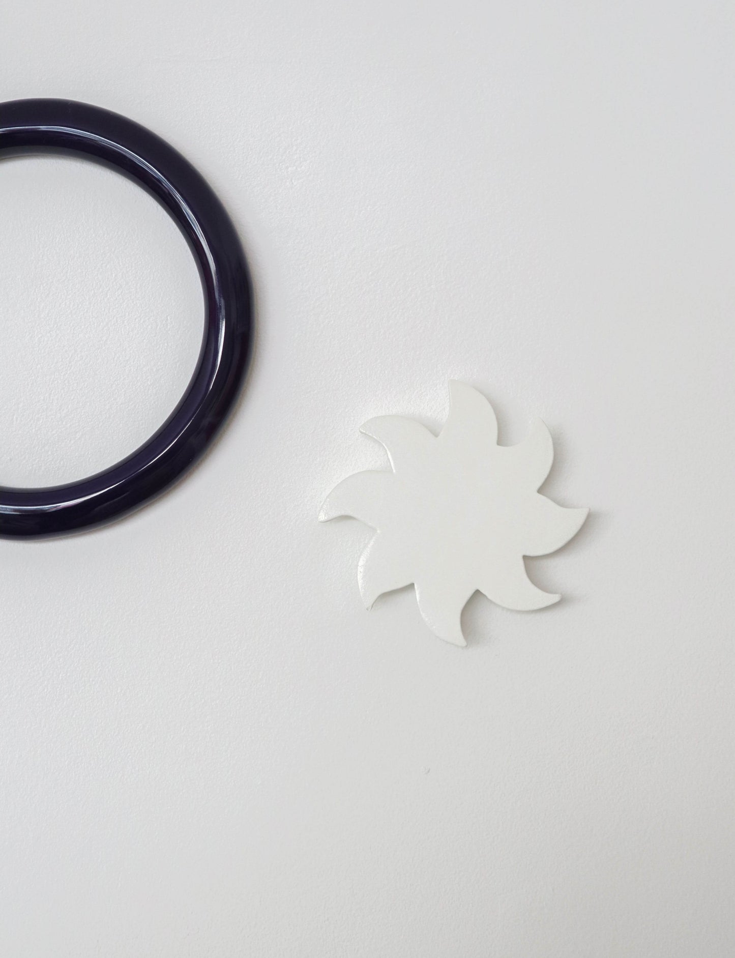 soleil céramique à accrocher au mur