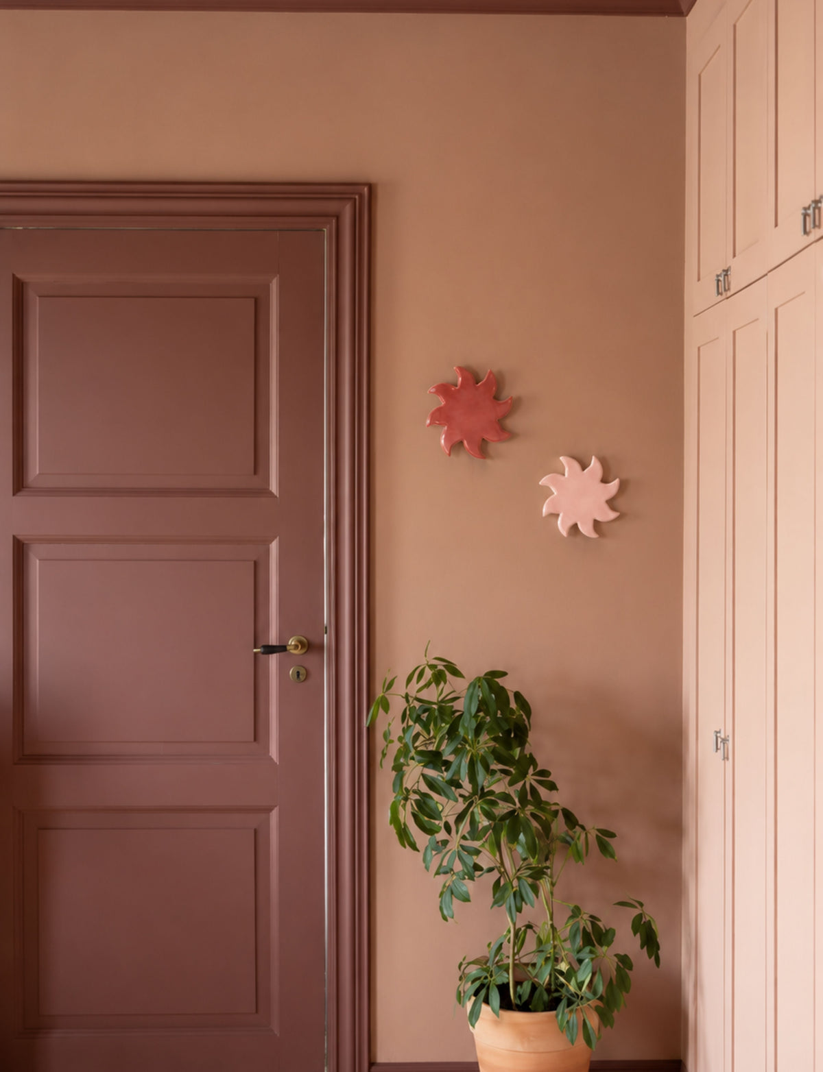 soleil céramique rose grenat