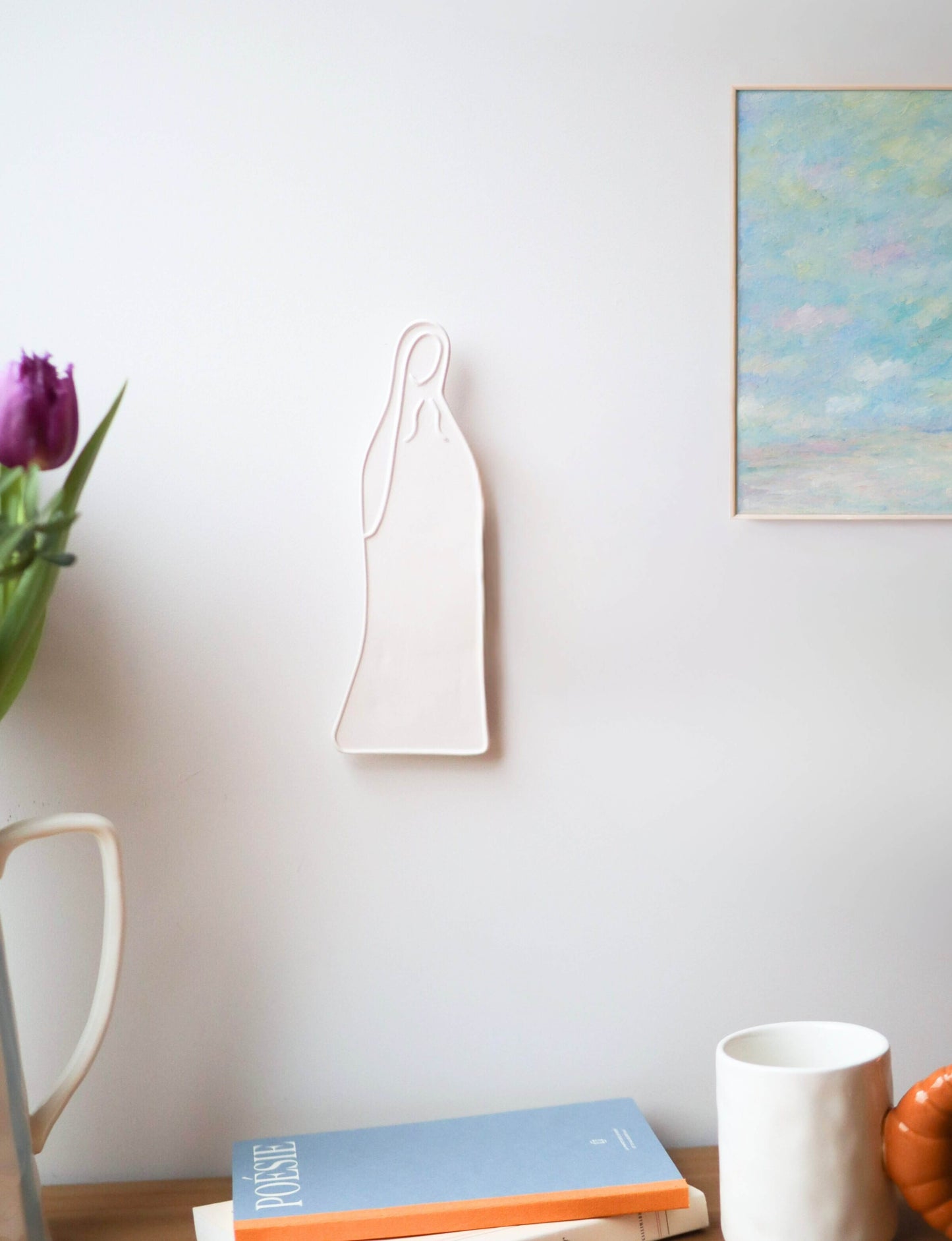 vierge marie decoration ceramique