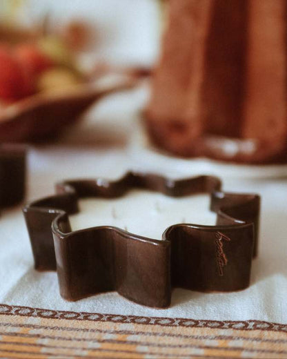 bougie soleil beata marron