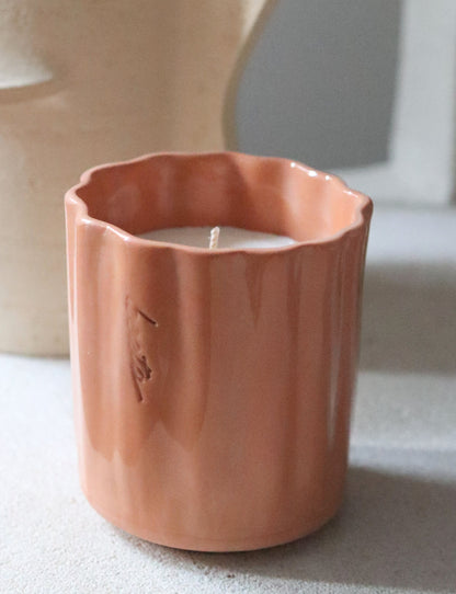 bougie tasse ondulée maison beata