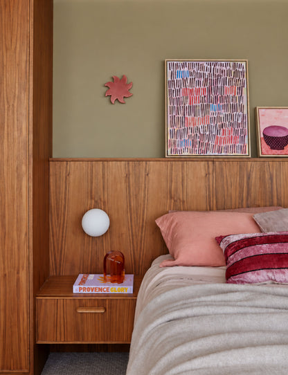 Soleil Décoratif Mural Rose Grenat