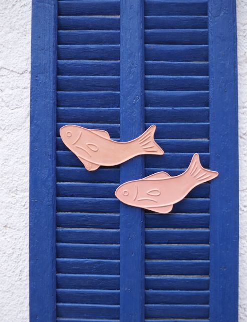 poisson céramique mural cadeau symbolique