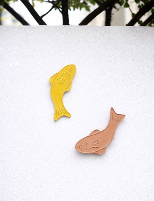 poisson mural céramique