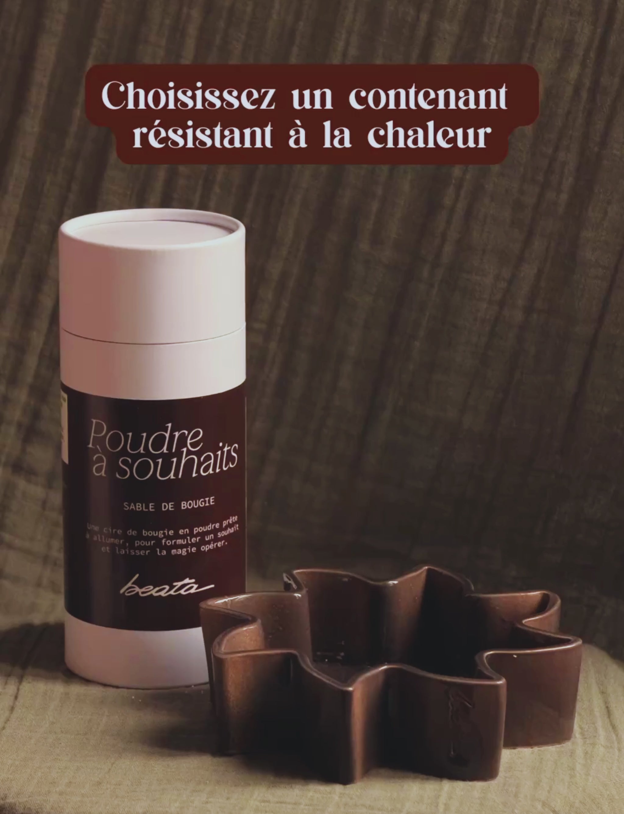 mode emploi sable de bougie